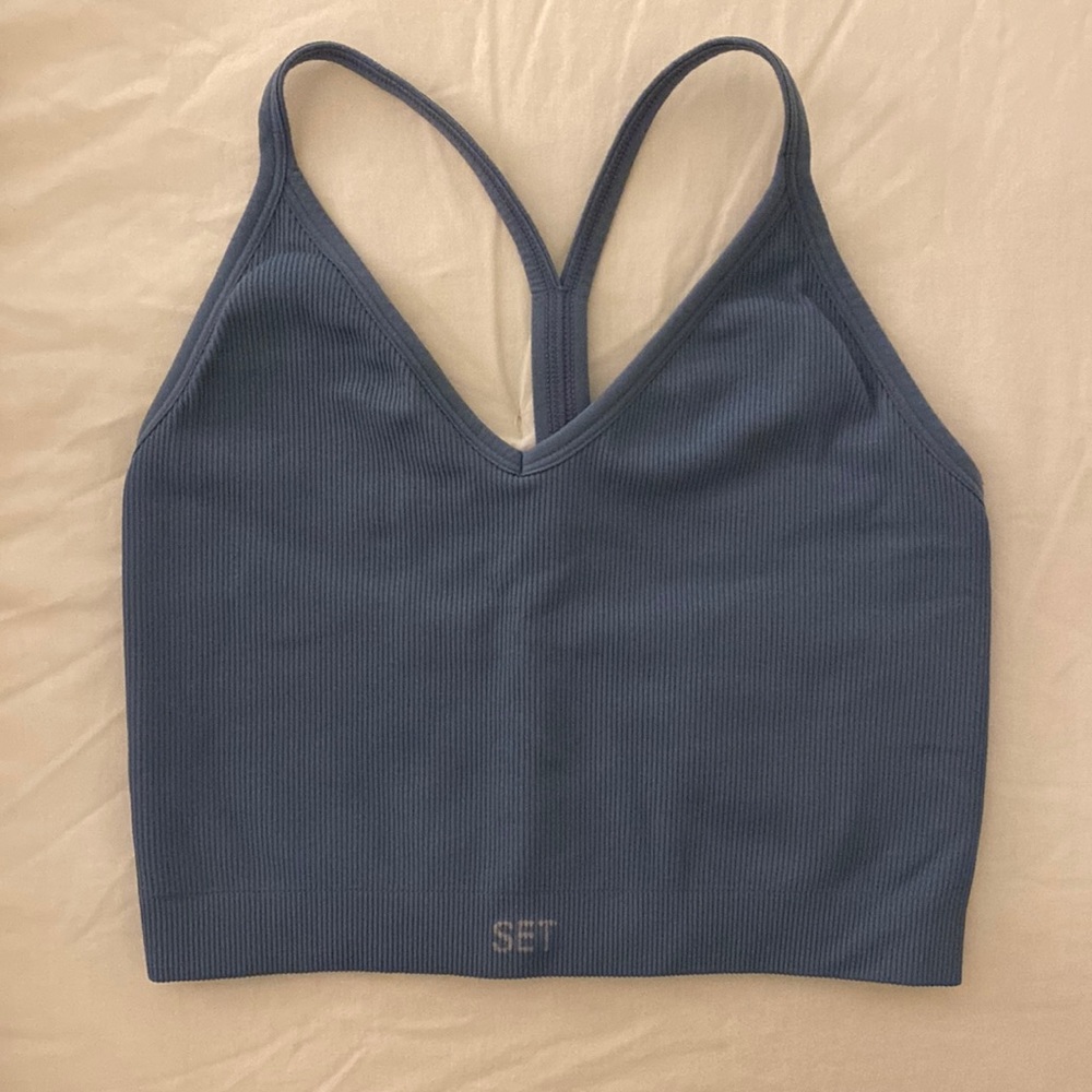 Set Active Sculptflex Ribbed V Bra